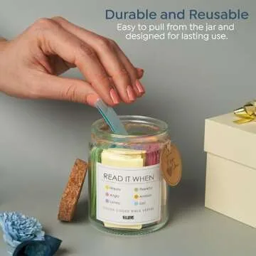 BLIEVE Bible Verse Jar - Daily Inspirational Gift