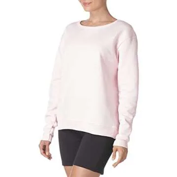 Hanes Women's EcoSmart Crewneck Sweatshirt - Cozy, Sustainable, Stylish