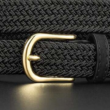 Versatile Elastic Woven Belts for Women - EsengNoyi