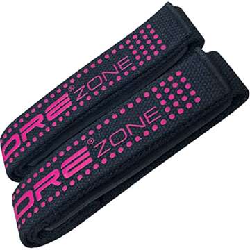 COREZONE Wrist Straps for Weightlifting Non-Slip Grip Wrist Wraps Support For Weight lifting Straps ...