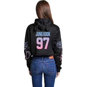 Yicool Cute BTS Hoodie for Fashionable Fans of K-Pop