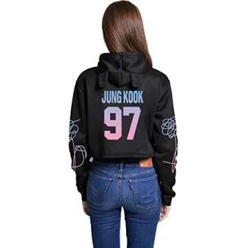 Yicool Cute BTS Hoodie for Fashionable Fans of K-Pop