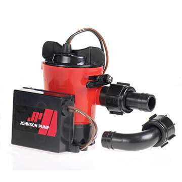 Johnson Pump of America 04704 Marine 750 GPH Ultima Combo Pump for Efficient Water Management