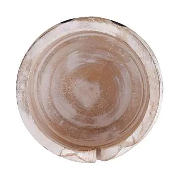 Wooden Yarn Bowl Knitting Halloween Decoration Large Crochet Yarn Holder YB2207 Handmade Crocheting Accessories and Supplies Organizer 7 x 4"