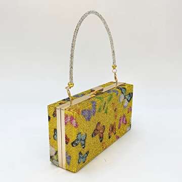 Elegant Pearl&She Diamond Evening Handbag for Women