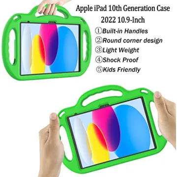 Durable LTROP Kids Case for iPad 10th Gen - Light Weight