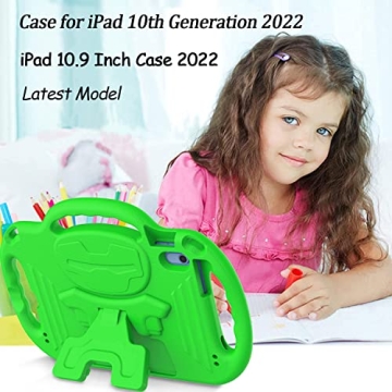 Durable LTROP Kids Case for iPad 10th Gen - Light Weight