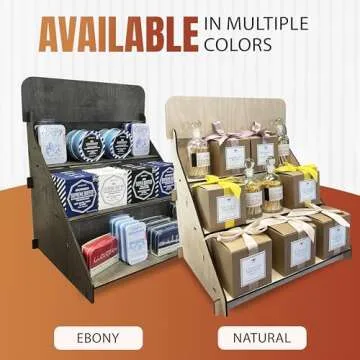 Wooden Portable Retail Display Stand for Easy Showcasing