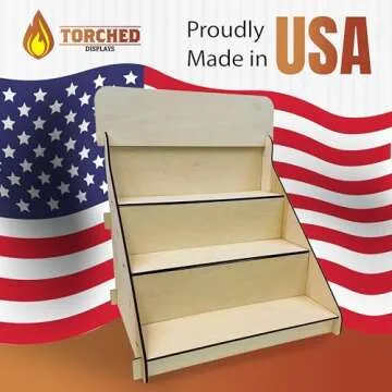 Wooden Portable Retail Display Stand for Easy Showcasing