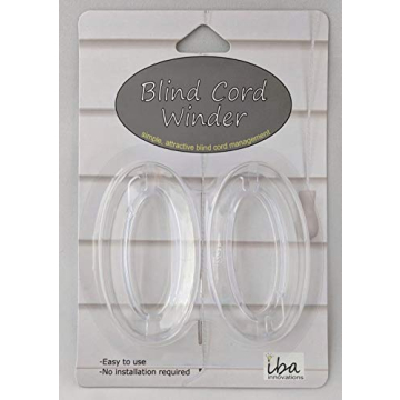 Safe Clear Blind Cord Winder No Wall Damage 2-Pack