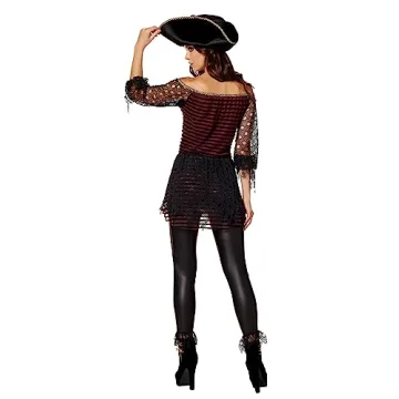 Gorgeous Spirit Adult Dark Pirate Costume for Halloween