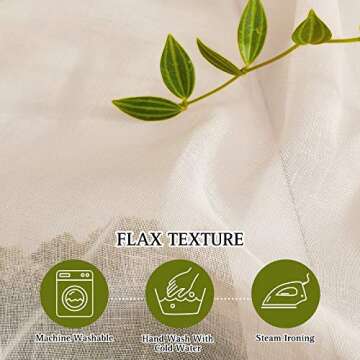 NICETOWN Semi Sheer Curtains for Elegant Window Treatments