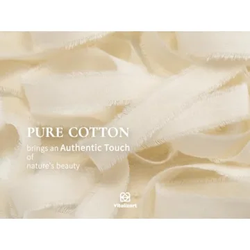 Handmade Cotton Ribbon for Gift Wrapping & Wedding Decor