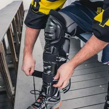 MyLec MK5 Shin Pads - Lightweight Street Hockey Guards