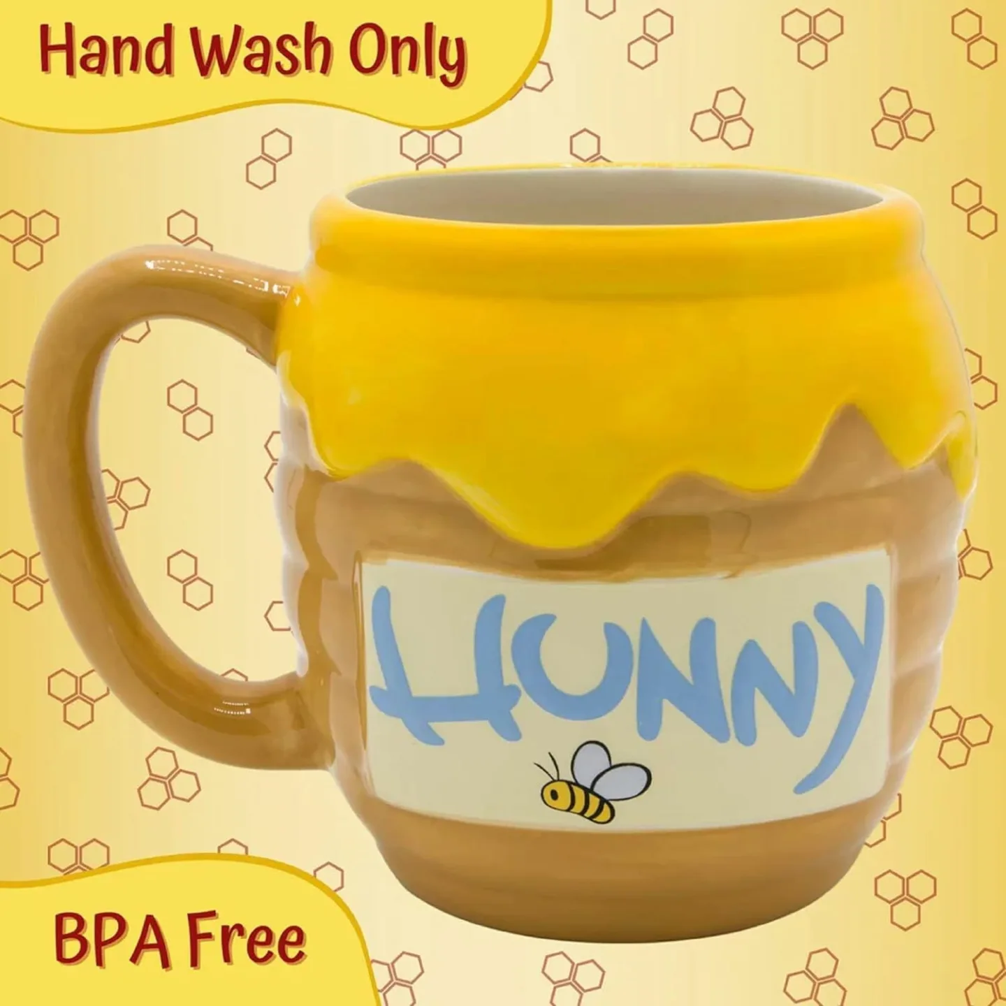 Winnie the Pooh 3D Honey Pot Mug - 23oz Ceramic