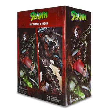 McFarlane Toys Spawn Action Figure Set - She-Spawn & Cygor
