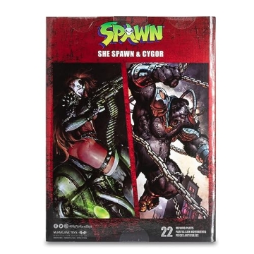 McFarlane Toys Spawn Action Figure Set - She-Spawn & Cygor