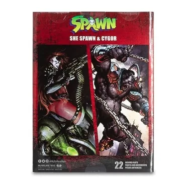 McFarlane Toys Spawn Action Figure Set - She-Spawn & Cygor