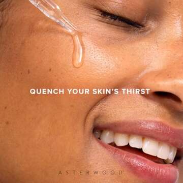 Asterwood Hyaluronic Acid Serum for Face - Plumping, Anti-Aging, Hydrating - Fragrance-Free - 4 Fl Oz