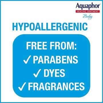 Aquaphor Baby Healing Ointment (14 Oz) + 3-in-1 Diaper Rash Cream (3.5 Oz), Hypoallergenic and Fragrance Free Skin Care Set for Babies