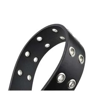 Belle Donne Women's Grommet Leather Belt, Stylish & Durable