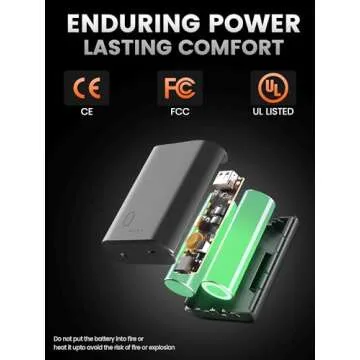 Venture Heat Men's Heated Jacket with Battery Included - 12V MAX Self Warming Parka Coat, Down Ski Jacket, Bluetooth App Control (L, Black)