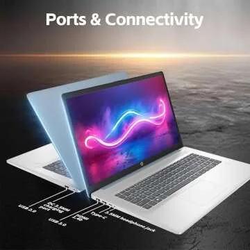 HP 17 Laptop with 17.3" Touchscreen and 16GB RAM