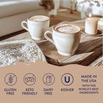 Jordan's Skinny Syrups Cinnamon Vanilla, Sugar Free Flavoring Syrup, 25.4 Ounce Bottle