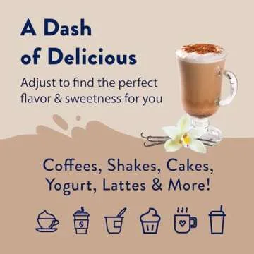 Jordan's Skinny Syrups Cinnamon Vanilla, Sugar Free Flavoring Syrup, 25.4 Ounce Bottle