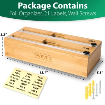 Enhance Your Kitchen with Our Plastic Wrap Organizer