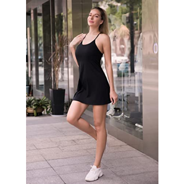 Stylish Women's Tennis Dress with Bra & Pockets