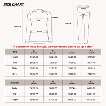 MEETYOO Women Thermal Underwear Set for Cold Weather