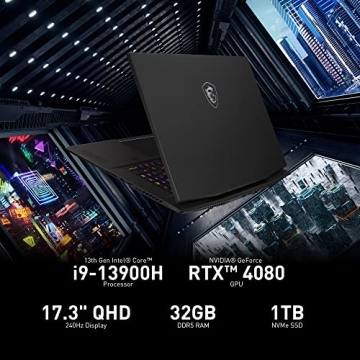 MSI Stealth 17 Studio Gaming Laptop with RTX 4080