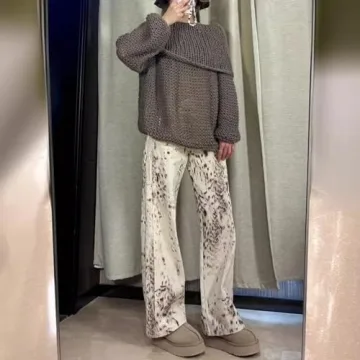 Stylish Hesaco Leopard Print Jeans for Casual Wear