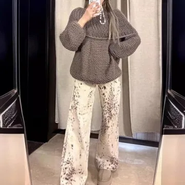 Stylish Hesaco Leopard Print Jeans for Casual Wear