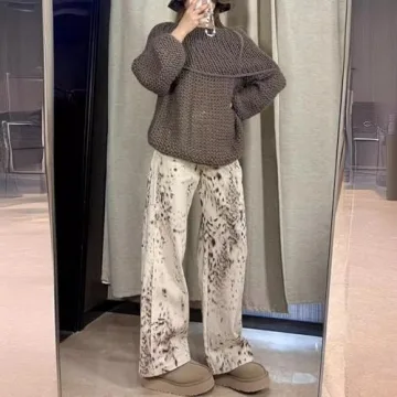 Stylish Hesaco Leopard Print Jeans for Casual Wear