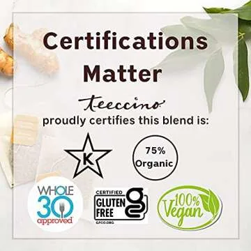 Teeccino Dandelion Vanilla Nut: Caffeine-Free Herbal Coffee