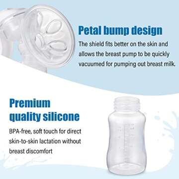 Elfzone Manual Breast Pump - Ergonomic, Portable & Eco-Friendly