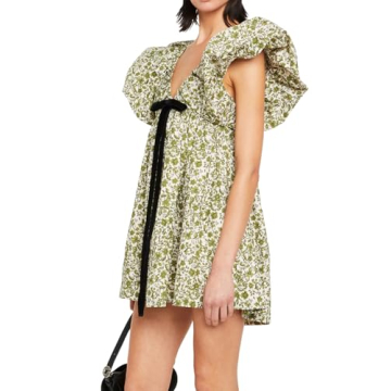 Stylish Floral Print Mini Dress for Summer Events