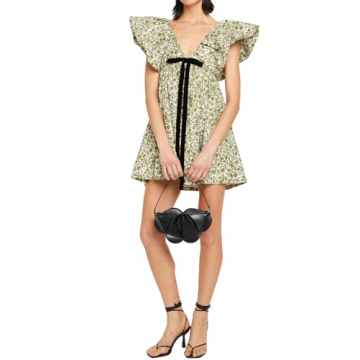 Stylish Floral Print Mini Dress for Summer Events