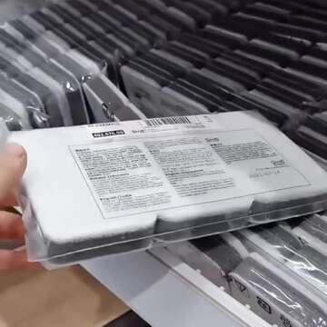 Ikea Dish Washing Cleaning Sponge Pads - 12 Pack of Durable Sponges