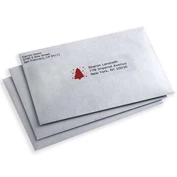 Avery Printable Address Labels with Sure Feed, 1" x 2-5/8", Glossy Clear, 300 Blank Mailing Labels for Laser and Inkjet Printers (6521)