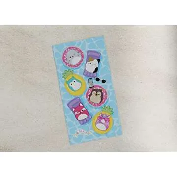 Franco Squishmallows Soft Bath/Pool Beach Towel