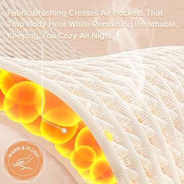 Comfort Spaces Cotton Flannel Breathable Warm Deep Pocket Sheets With Pillow Case Bedding, Twin, Sco...