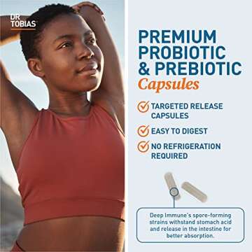 Dr. Tobias Deep Immune Probiotics & Prebiotics - Gut Health Support