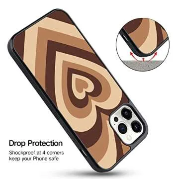 Stylish OOK Hard Case for iPhone 12 Pro Max with Shock Absorption