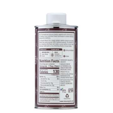 La Tourangelle, Roasted Walnut Oil, Plant-Based Source of Omega-3 Fatty Acid, Cooking, Baking, & Beauty, 16.9 Fl Oz