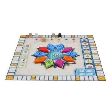 Azul Summer Pavilion Board Game - Strategic Tile-Placement Game for Family Fun, Great Game for Kids and Adults, Ages 8+, 2-4 Players, 30-45 Minute Playtime, Made by Next Move Games