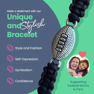 Sportybella Football Bracelet - Unisex Paracord Accessory