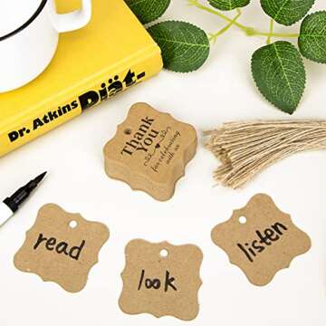 SallyFashion 150 PCS Thank You Tags for Every Occasion